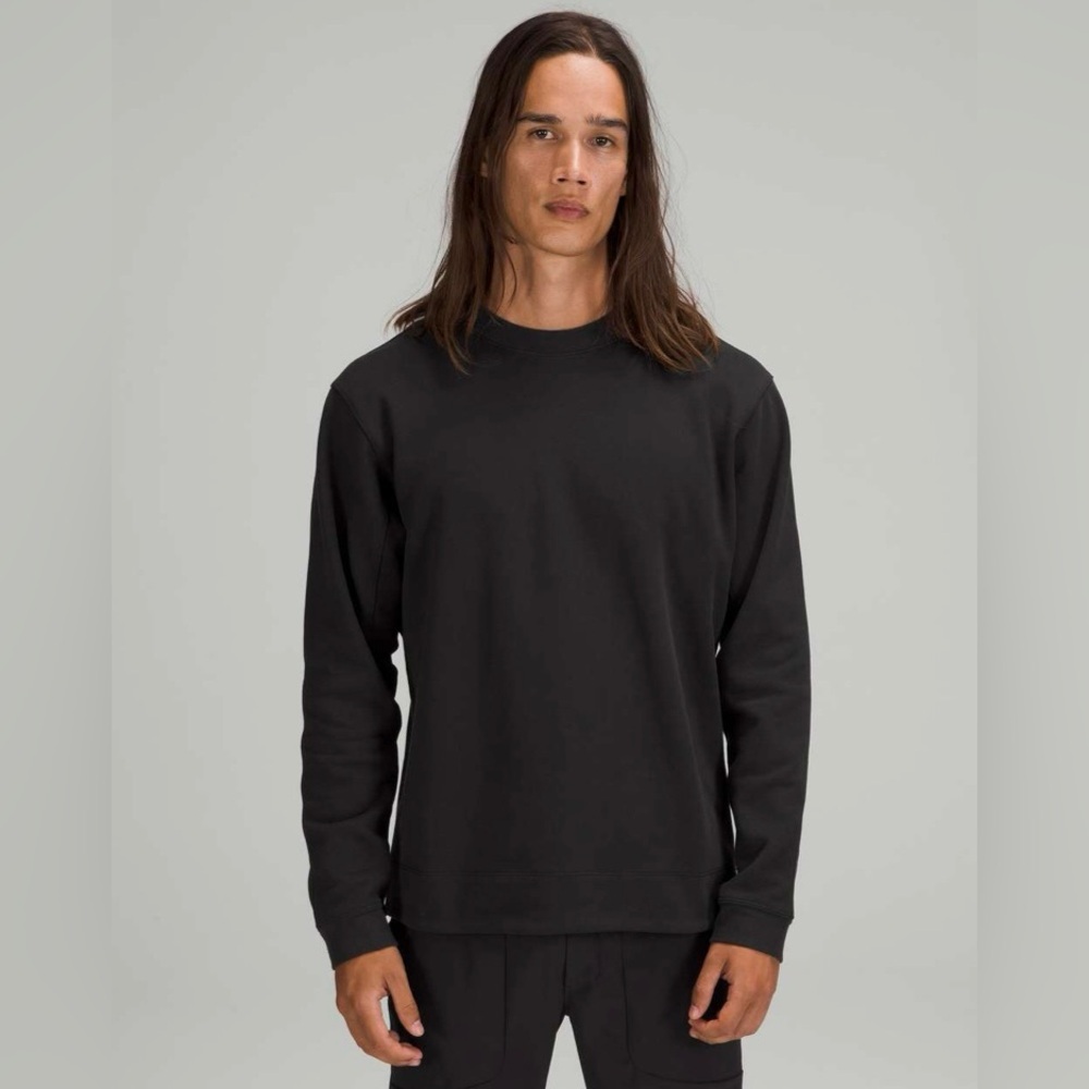 Lululemon~ Men’s French Terry Oversized
Long‎ Sleeve Crew Sweatshirt Size Medium